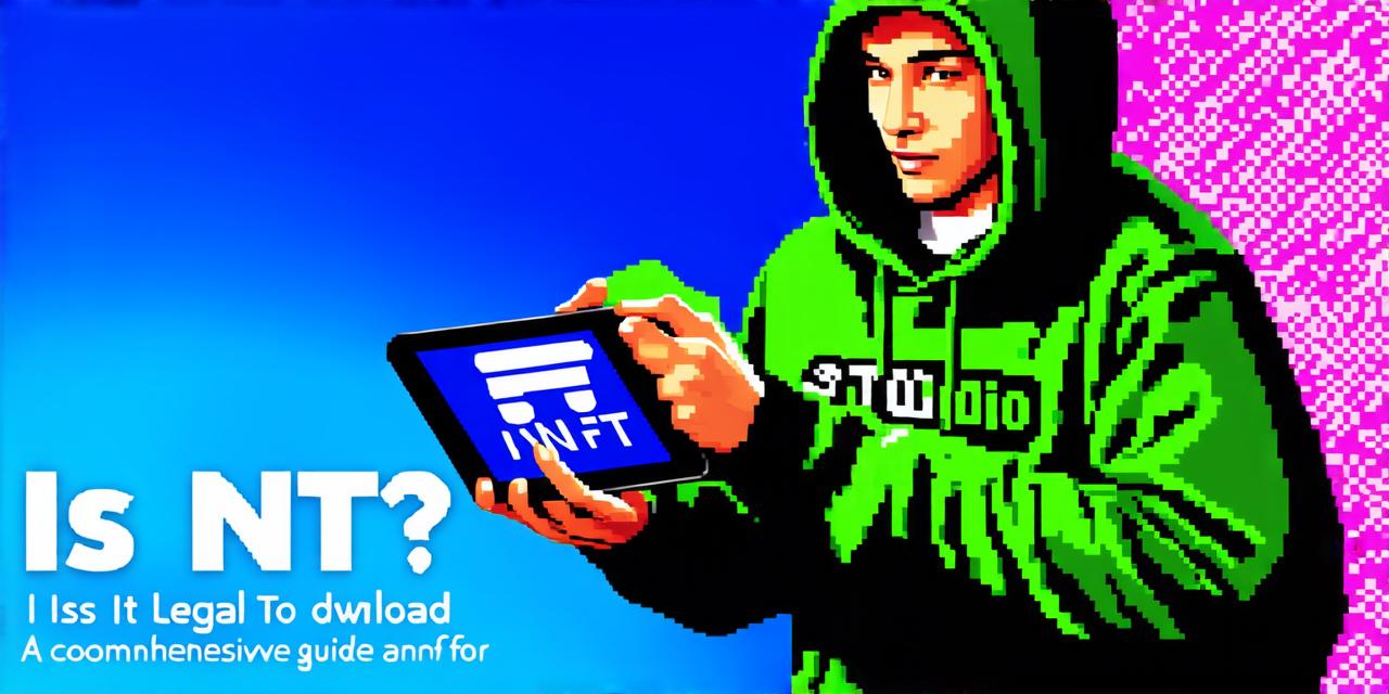 Is it illegal to download an NFT?